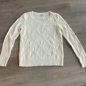 Madewell cableknit sweater